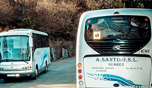 Autobuses Santiso interior de autobus